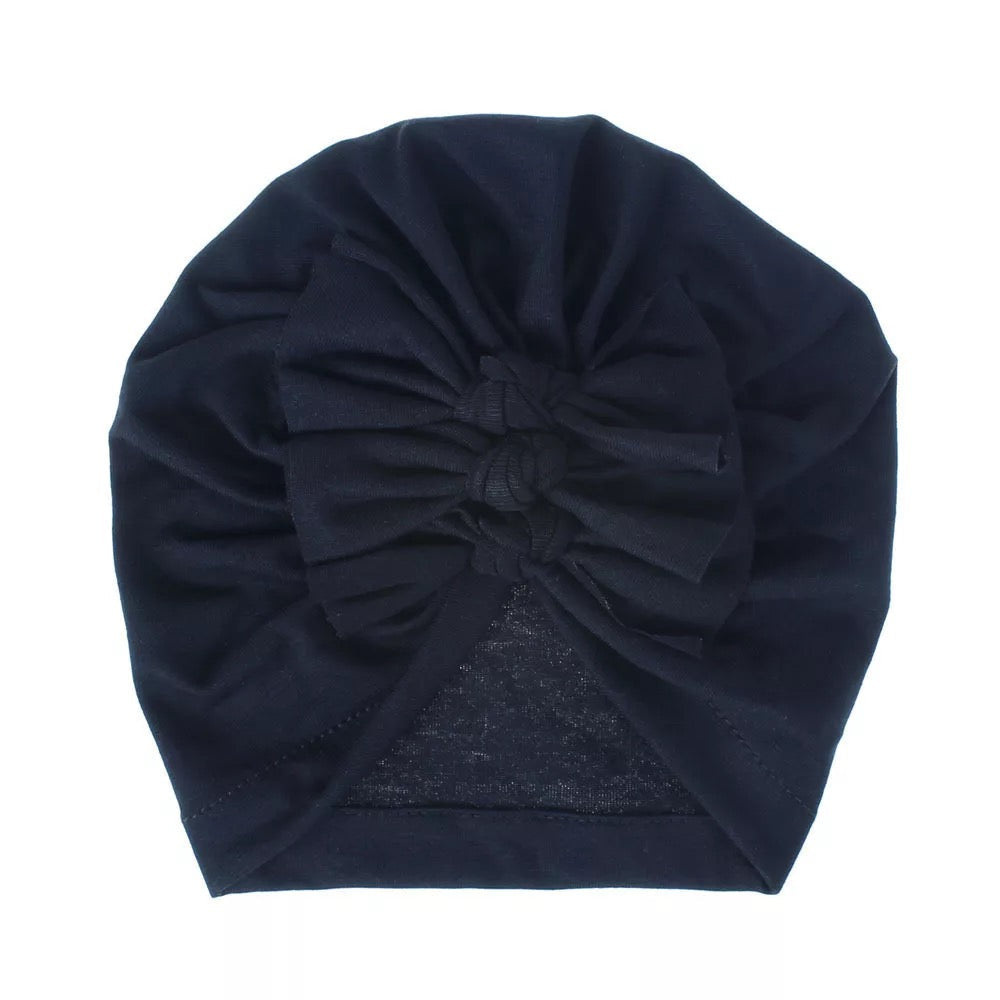 Coloured Triple Bow Turban