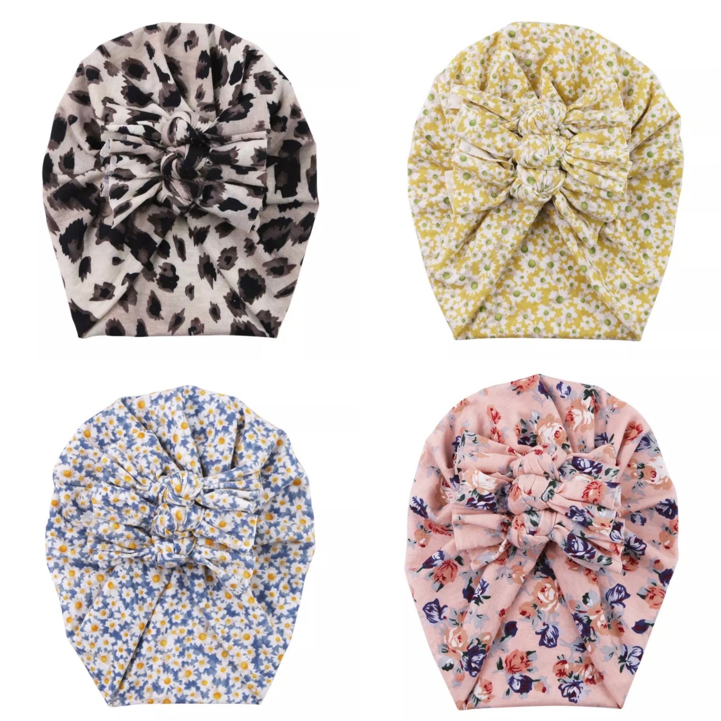 Patterned Bow Turban